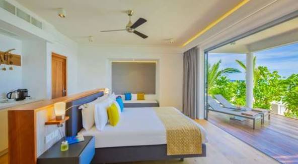 Habitaciones del Hotel Kuramathi Maldivas - Casa de playa de dos dormitorios
