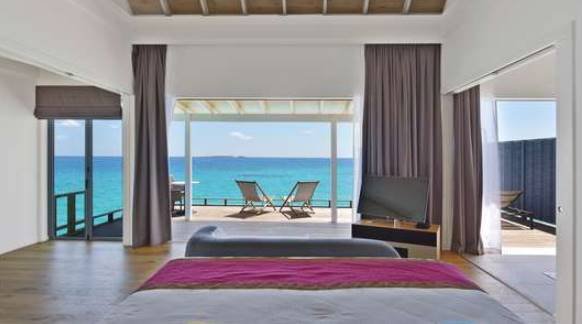 Habitaciones del Hotel Kuramathi Maldivas - Villa de lujo sobre el agua