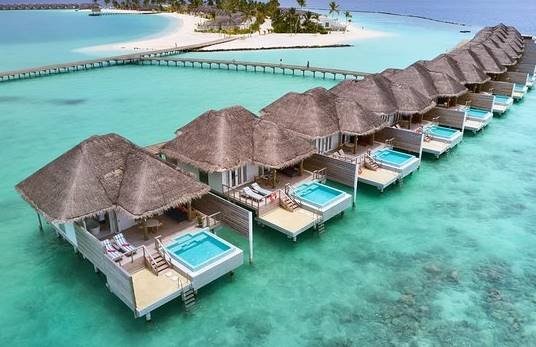 Villas de playa en Maldivas